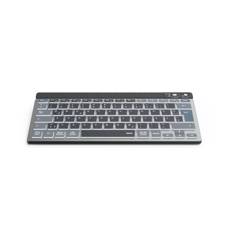 Hama WK-700 Tastatur Home/Office Bluetooth QWERTZ Deutsch Anthrazit, Schwarz, Blau