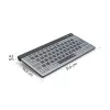 Hama WK-700 Tastatur Home/Office Bluetooth QWERTZ Deutsch Anthrazit, Schwarz, Blau