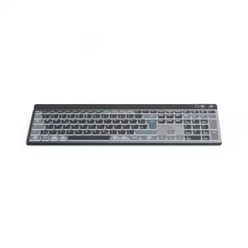 Hama WK-750 Tastatur Home/Office Bluetooth QWERTZ Deutsch Anthrazit, Schwarz, Blau