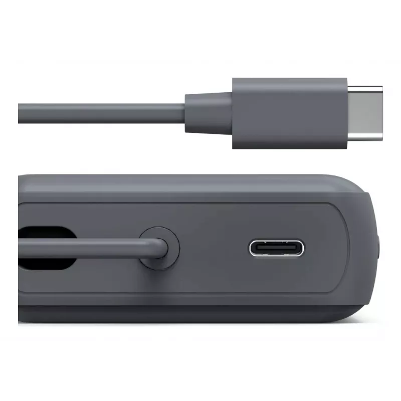 Hama „Travel“ Power Pack mit Kabel, 10.000 mAh, 2 Ausgänge: 2x USB-C, Anthrazit