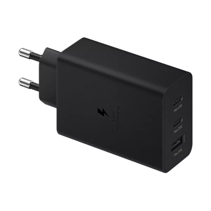 Samsung EP-T6530NBEGWW mobiles Ladegerät Universal Schwarz AC Schnellladen Indoor
