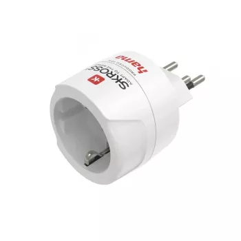 Hama 00223484 Netzstecker-Adapter Typ J Typ C (Eurostecker) Weiß