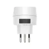 Hama 00223484 Netzstecker-Adapter Typ J Typ C (Eurostecker) Weiß