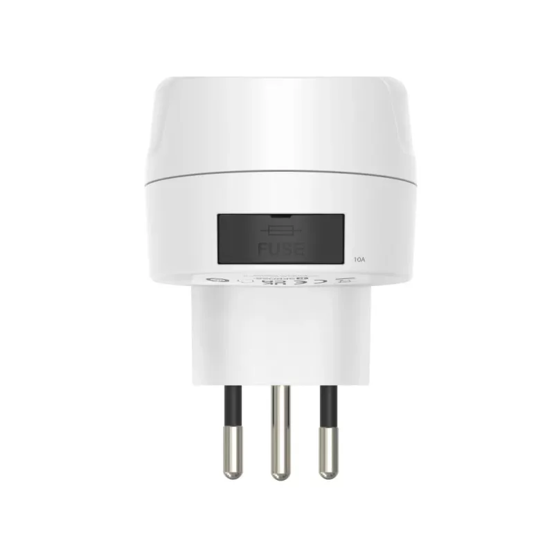 Hama 00223484 Netzstecker-Adapter Typ J Typ C (Eurostecker) Weiß