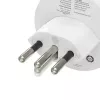 Hama 00223484 Netzstecker-Adapter Typ J Typ C (Eurostecker) Weiß