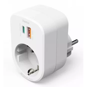 Hama 00223343 Stromverlängerung 1 AC-Ausgang Innenbereich Weiß
