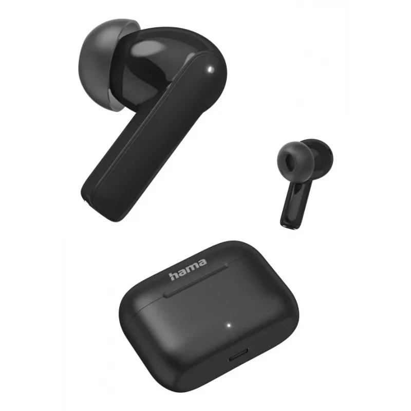 Hama Passion Clear II Headset True Wireless Stereo (TWS) In-Ear Anrufe/Musik Bluetooth Schwarz