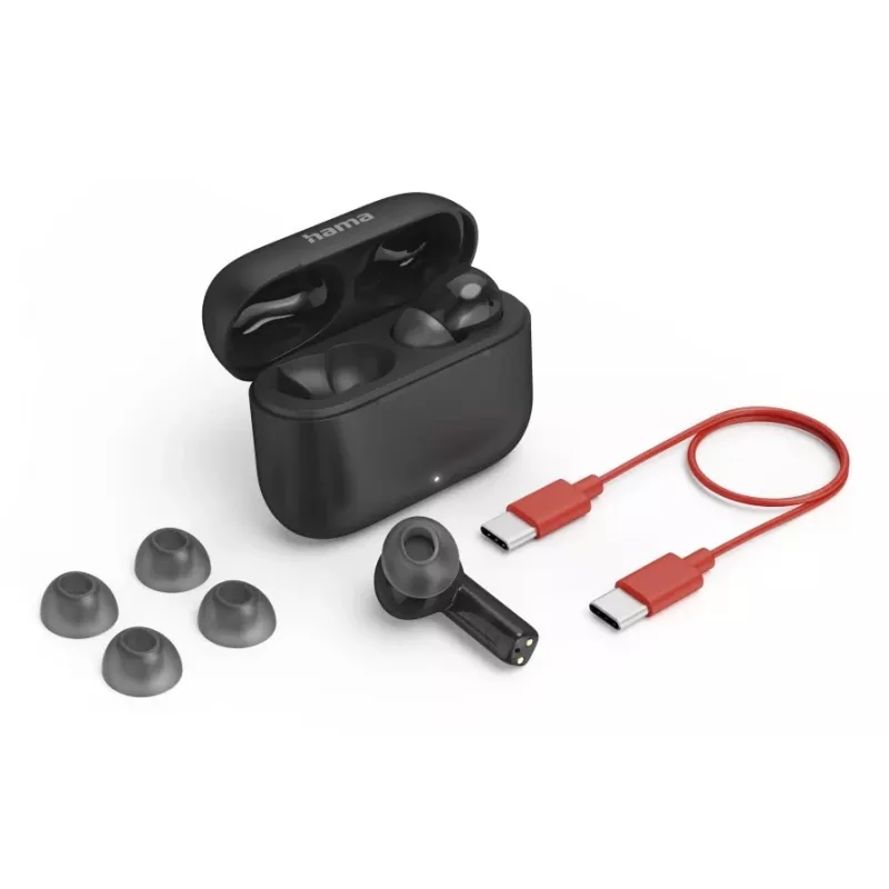 Hama Passion Clear II Headset True Wireless Stereo (TWS) In-Ear Anrufe/Musik Bluetooth Schwarz