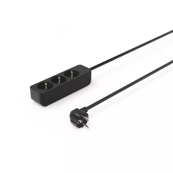 Hama 00223012 Stromverlängerung 1,4 m 3 AC-Ausgänge Innenbereich Schwarz