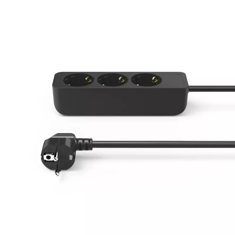 Hama 00223012 Stromverlängerung 1,4 m 3 AC-Ausgänge Innenbereich Schwarz