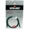 Intellinet Netzwerk-Patchkabel, Cat5e, 7,5 m, Grün, CCA, U/UTP, PVC, RJ45, vergoldete Kontakte, rastnasenschutz, Knickschutztülle, lebenslange Garantie
