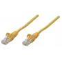 Intellinet Netzwerk-Patchkabel, Cat5e, 7,5 m, Gelb, CCA, U/UTP, PVC, RJ45, vergoldete Kontakte, rastnasenfrei, angespritzter Knickschutz, lebenslange Garantie