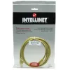 Intellinet Netzwerk-Patchkabel, Cat5e, 7,5 m, Gelb, CCA, U/UTP, PVC, RJ45, vergoldete Kontakte, rastnasenfrei, angespritzter Knickschutz, lebenslange Garantie