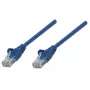 Intellinet Netzwerk-Patchkabel, Cat5e, 7,5 m, Blau, CCA, U/UTP, PVC, RJ45, vergoldete Kontakte, rastnasenfreier Knickschutz, Knickschutztülle, lebenslange Garantie