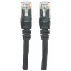 Intellinet Netzwerk-Patchkabel, Cat6, 1,5 m, Schwarz, CCA, U/UTP, PVC, RJ45, vergoldete Kontakte, rastnasenfrei, Zugentlastung, lebenslange Garantie