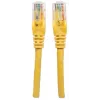 Intellinet Netzwerk-Patchkabel, Cat6, 1 m, Gelb, CCA, U/UTP, PVC, RJ45, vergoldete Kontakte, Snagless, Booted, lebenslange Garantie