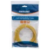 Intellinet Netzwerk-Patchkabel, Cat6, 1 m, Gelb, CCA, U/UTP, PVC, RJ45, vergoldete Kontakte, Snagless, Booted, lebenslange Garantie