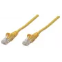 Intellinet Netzwerk-Patchkabel, Cat5e, 3m, Gelb, CCA, U/UTP, PVC, RJ45, vergoldete Kontakte, rastnasenfrei, Knickschutztülle, lebenslange Garantie