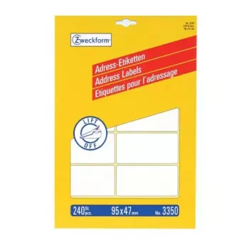 Selbstklebeetiketten Avery 3350 abgerundetes Rechteck