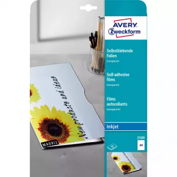 Druckfolie Inkjet Avery 2500 A4 10 Blatt