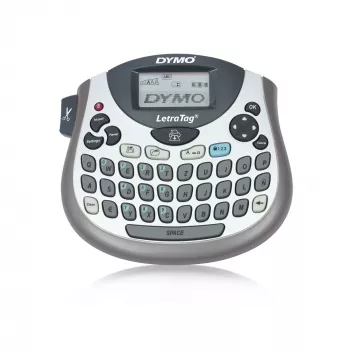 DYMO LetraTag ® 100T - Beschriftungsgerät QWZ, QWERTZ, Thermodirekt / Thermotransfer, Grau