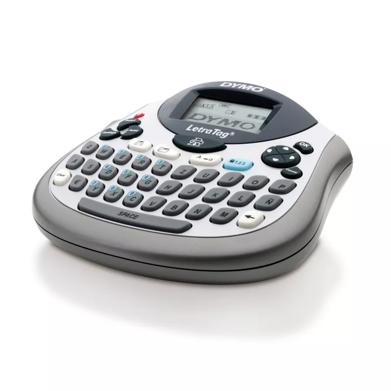 DYMO LetraTag ® 100T - Beschriftungsgerät QWZ, QWERTZ, Thermodirekt / Thermotransfer, Grau