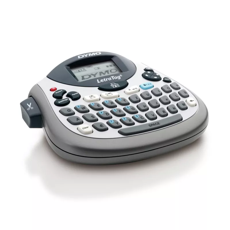 DYMO LetraTag ® 100T - Beschriftungsgerät QWZ, QWERTZ, Thermodirekt / Thermotransfer, Grau