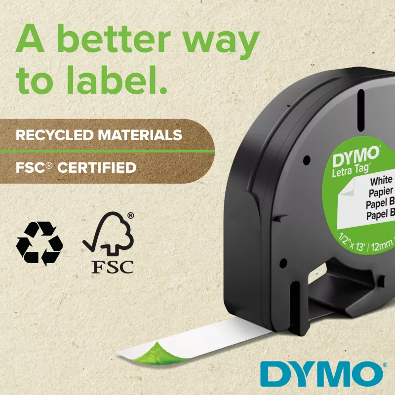 DYMO LetraTag ® 100T - Beschriftungsgerät QWZ, QWERTZ, Thermodirekt / Thermotransfer, Grau