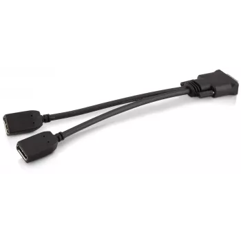 HP DMS-59 auf Dual DisplayPort Kit, DMS, 2 x DisplayPort, Stecker, Buchse, Schwarz, Stecker/Buchse