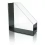 Zeitschriftenständer WEDO 60 1301 Schwarz Transparent