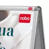 Nobo Essence A2 A-Frame Pavement Sign, Silber, Aluminium, 485 mm, 850 mm