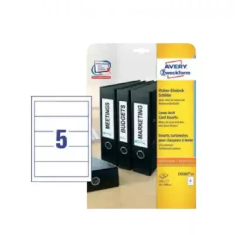 Selbstklebendes Druckeretikett Avery C32267-25