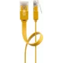 Flaches Patchkabel Goobay CAT 6 1,5m U/UTP Gelb