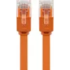 Flach-Patchkabel Goobay CAT 6 U/UTP orange 1,5 m