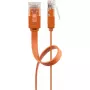 Flach-Patchkabel Goobay CAT 6 U/UTP orange 1,5 m