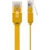Wentronic RJ-45 CAT6 2m Patchkabel, Stecker/Stecker, U/UTP, Gelb (96414)