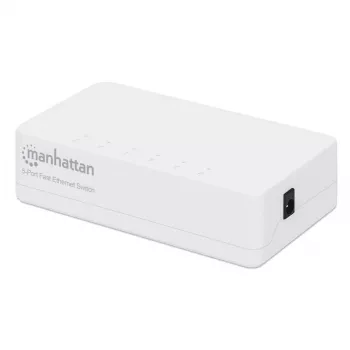 Manhattan 5-Port Fast Ethernet Switch, Plastic, Three Year Warranty, Box