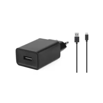 CoreParts MSPP2860B mobiles Ladegerät Universal Schwarz USB Innenbereich
