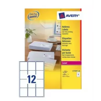 Selbstklebeetiketten Avery L7164-100