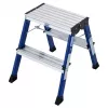 Trittleiter Krause 130082 Aluminium Schwarz Blau