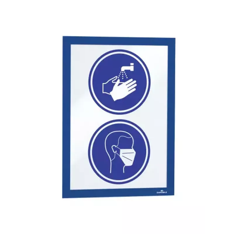 Magnetrahmen A4 Durable DURAFRAME Blau