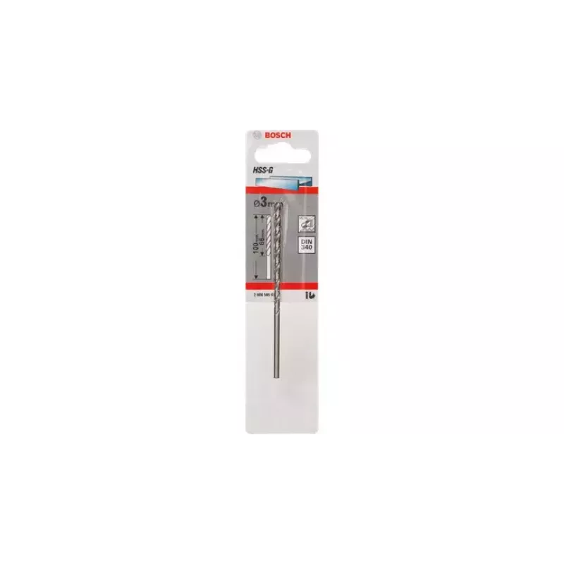 Bosch 2608596810 HSS Lang-Geschliffen Spiralbohrer-Set 5–10 mm