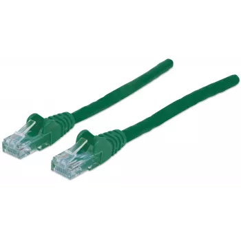 Intellinet Netzwerk-Patchkabel, Cat6, 20 m, Grün, CCA, U/UTP, PVC, RJ45, vergoldete Kontakte, rastnasenfrei, angespritzt, lebenslange Garantie