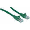 Intellinet Netzwerk-Patchkabel, Cat6, 20 m, Grün, CCA, U/UTP, PVC, RJ45, vergoldete Kontakte, rastnasenfrei, angespritzt, lebenslange Garantie
