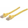 Intellinet Netzwerk-Patchkabel, Cat6, 20 m, Gelb, CCA, U/UTP, PVC, RJ45, vergoldete Kontakte, Knickschutztülle, angespritzter Knickschutz, lebenslange Garantie