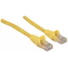 Intellinet Netzwerk-Patchkabel, Cat6, 20 m, Gelb, CCA, U/UTP, PVC, RJ45, vergoldete Kontakte, Knickschutztülle, angespritzter Knickschutz, lebenslange Garantie