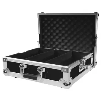 Hardcase Roadinger 30122077 für Schallplatten Sperrholz Schwarz Silber