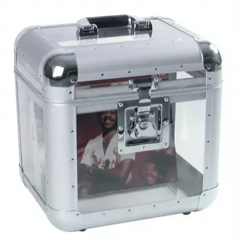Hardcase Roadinger 30110038 Acryl Aluminium für Schallplatten