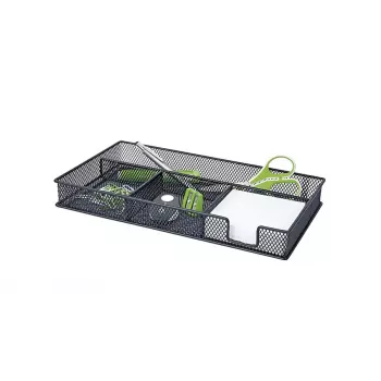 Schreibtisch-Ablageorganizer Wedo 65 1601 Schwarz