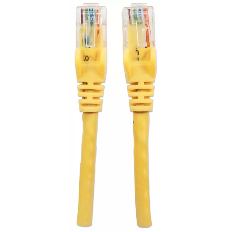 Intellinet Netzwerk-Patchkabel, Cat6A, 7,5 m, Gelb, Kupfer, S/FTP, LSOH/LSZH, PVC, RJ45, vergoldete Kontakte, rastnasenfrei, angespritzt, lebenslange Garantie